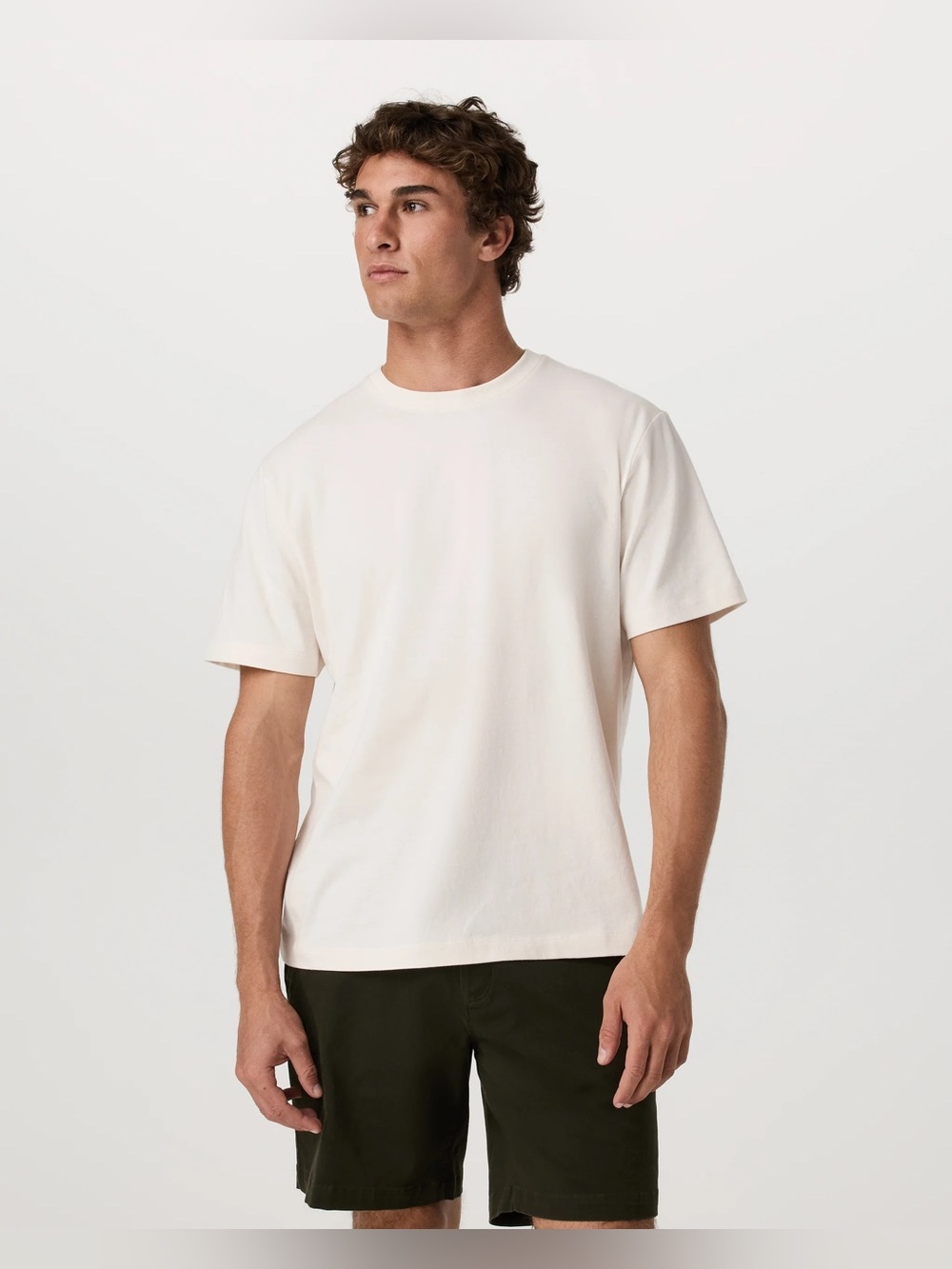 Vuori Short Sleeve Crewneck Tee - White PR27-6